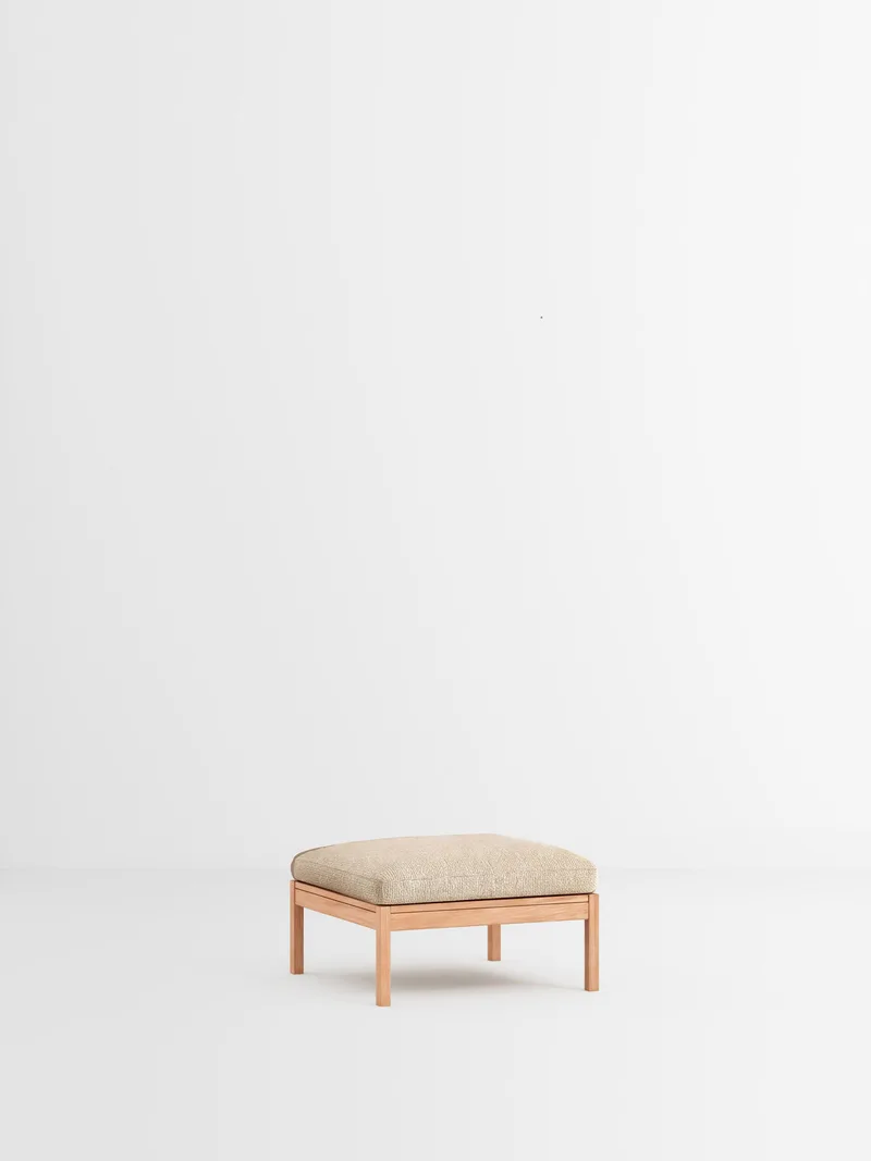 Ottoman van MOEBE in Moss, Moss 0019, Oak – productfoto 35 van 35