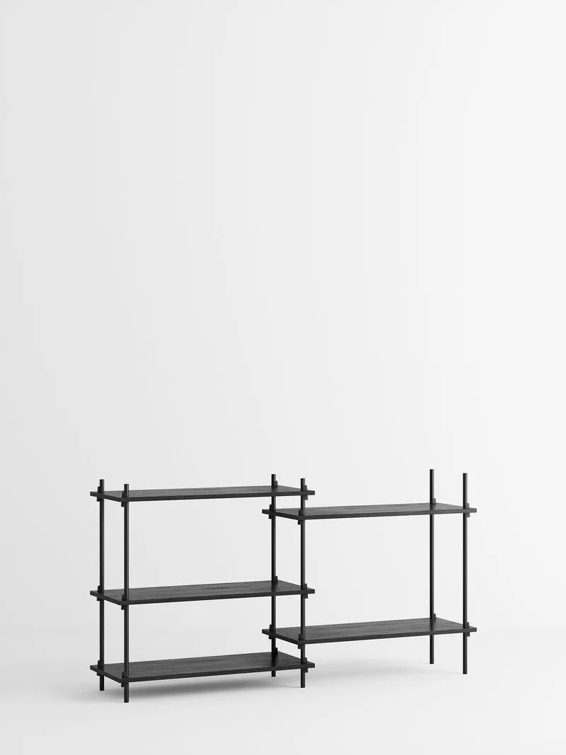 Shelving System – s.85.2.A by MOEBE in Black – product photo 4 of 4