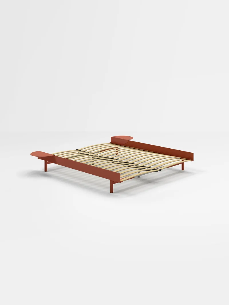 Bed 90 – 180 cm (Low) by MOEBE in Terracotta, 2, 150 – product photo 15 of 15