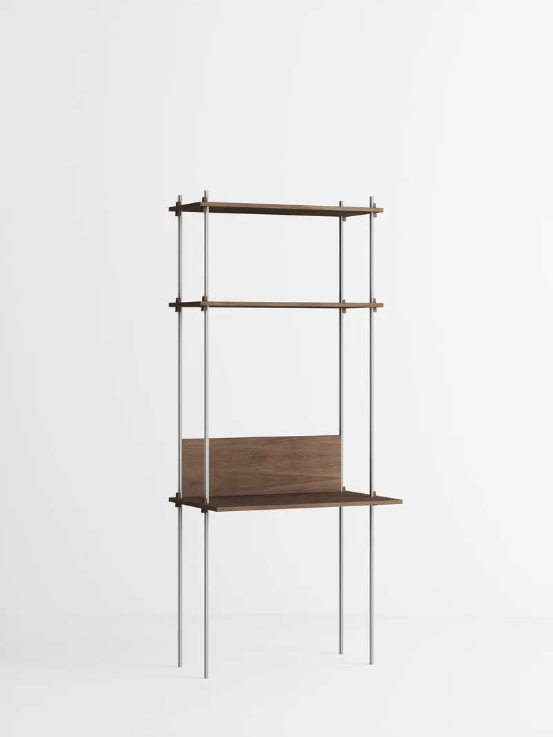 Shelving System – s.200.1.D by MOEBE in Black – product photo 3 of 4