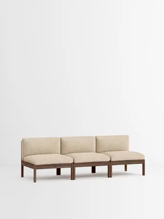 3 Seater Sofa by MOEBE in Moss, Moss 0019, Smoked Oak – product photo 35 of 35