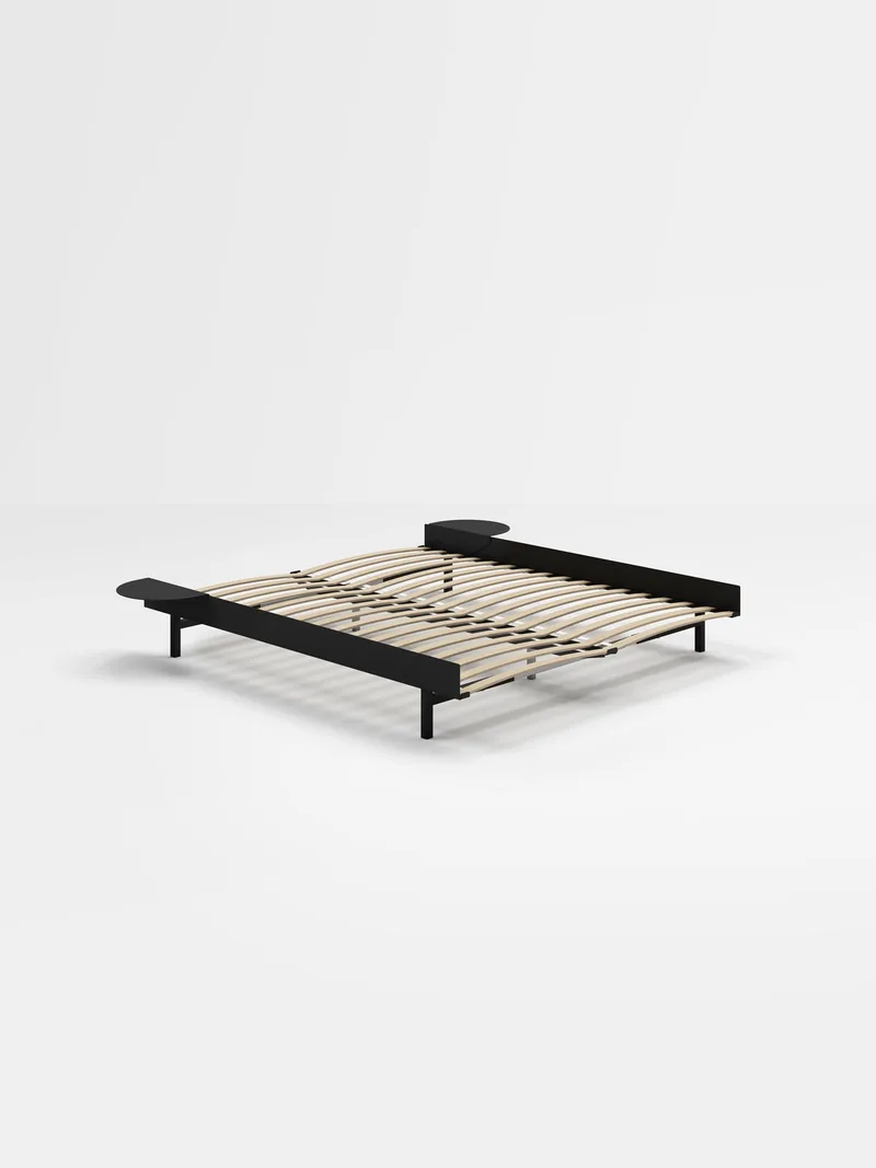 Bed 90 – 180 cm (Low) by MOEBE in Black, 2, 160 – product photo 15 of 15