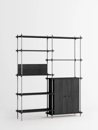 Shelving System – s.200.2.I van MOEBE in Black – productfoto 2 van 4