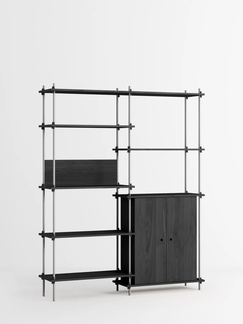 Shelving System – s.200.2.I van MOEBE in Black – productfoto 2 van 4