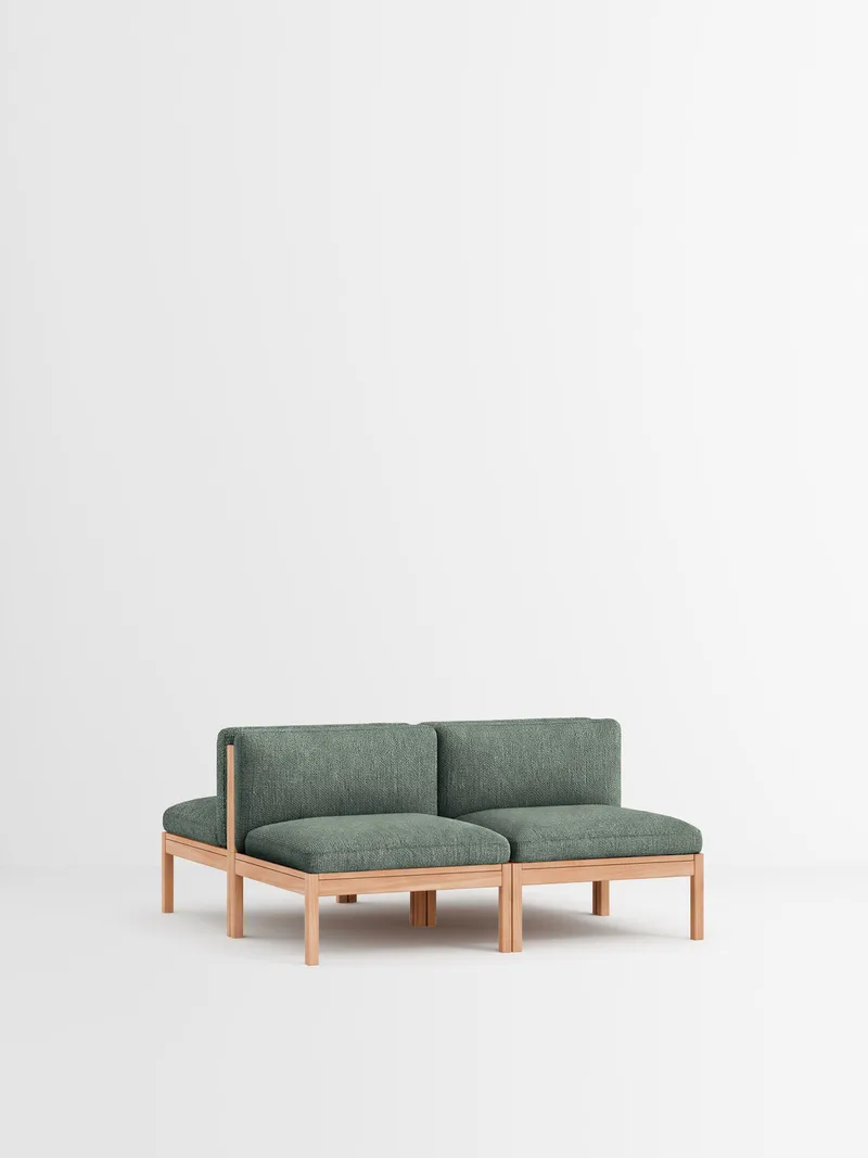 Mixed Combination A van MOEBE in Moss, Moss 0003, Oak – productfoto 34 van 34