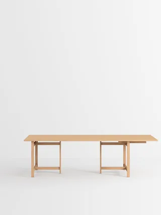 Rectangular Dining Table de MOEBE en 160 cm, 2, Burgundy – photo du produit 11 sur 13
