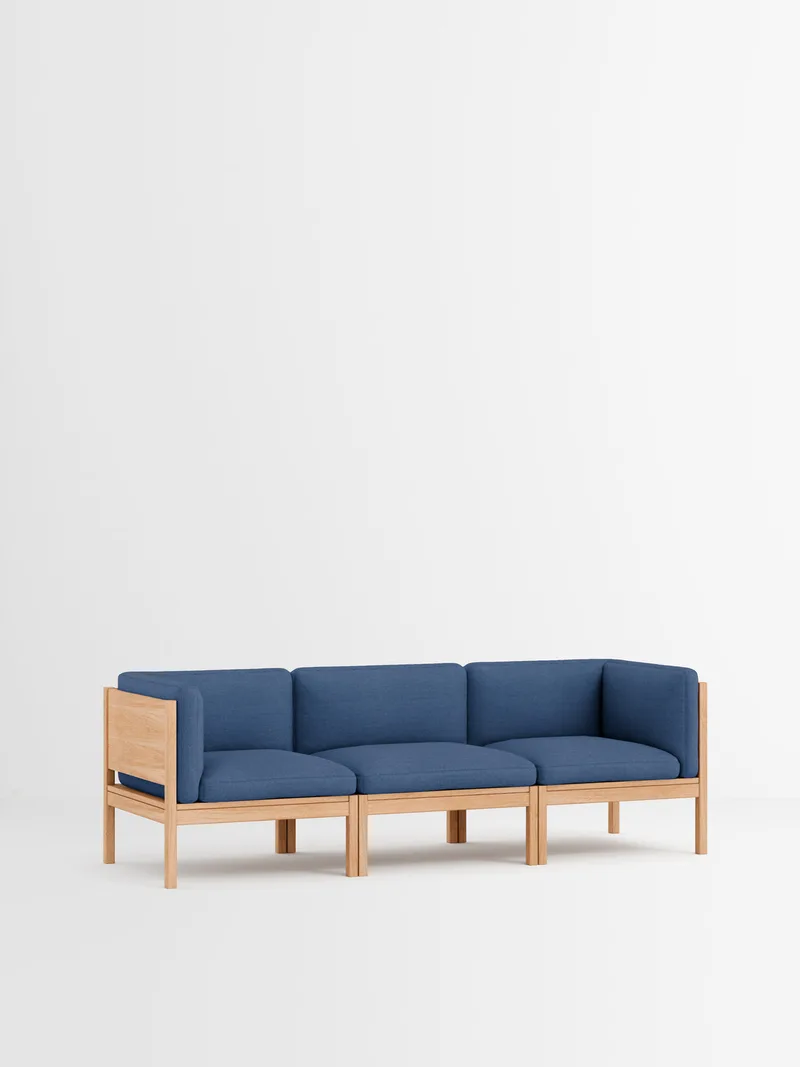 3 Seater Sofa with Sides von MOEBE in Autumn, Autumn 101, Oak – Produktfoto 30 von 34