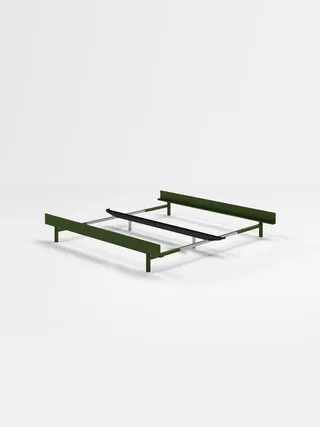 Bed 90 – 180 cm (Low) by MOEBE in Pine Green, None, I'll get my own – product photo 15 of 15