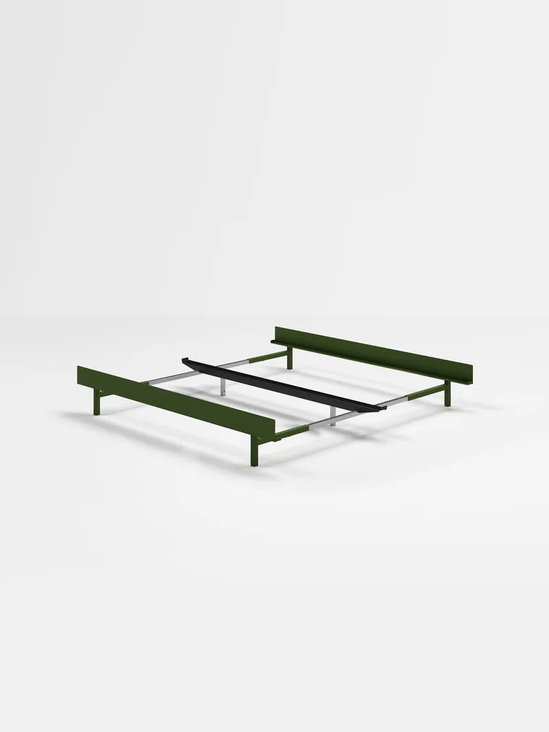 Bed 90 – 180 cm (Low) by MOEBE in Pine Green, None, I'll get my own – product photo 15 of 15
