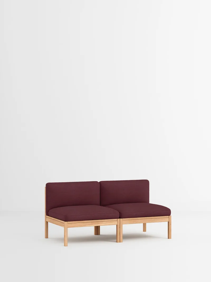 2 Seater Sofa von MOEBE in Autumn, Autumn 101, Oak – Produktfoto 3 von 34