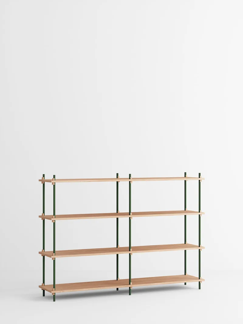 Shelving System – s.115.2.B by MOEBE in Oak/Pine-Green – product photo 4 of 4