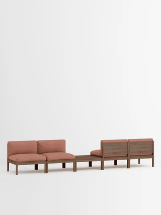 Mixed Combination B van MOEBE in Re-Wool 2, Re-Wool 2 – 648, Smoked Oak – productfoto 35 van 35