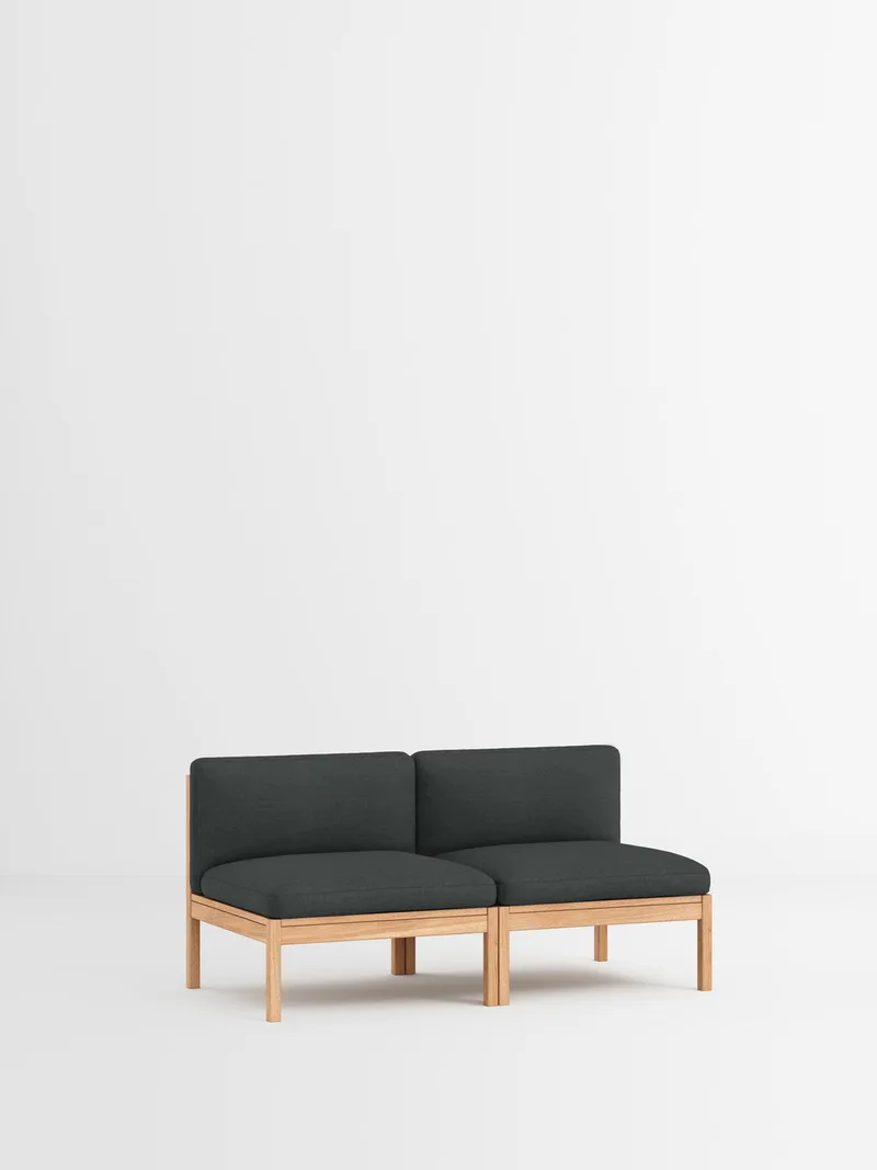 2 Seater Sofa von MOEBE in Autumn, Autumn 101, Oak – Produktfoto 26 von 34