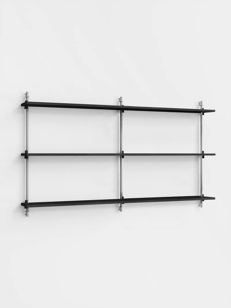 Wall Shelving – ws.85.2.B by MOEBE in Black – product photo 13 of 13