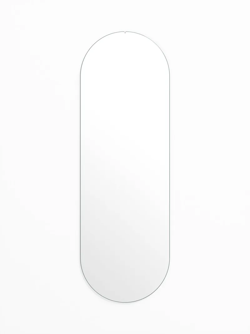 Tall Wall Mirror – Spare parts de MOEBE en Mirror glass, Black – photo du produit