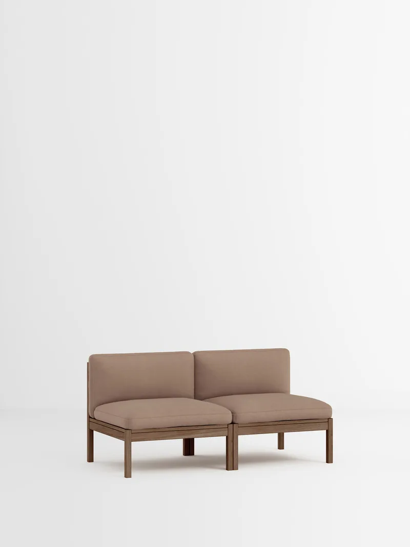 2 Seater Sofa von MOEBE in Field 2, Field 2 – 343, Smoked Oak – Produktfoto 35 von 35