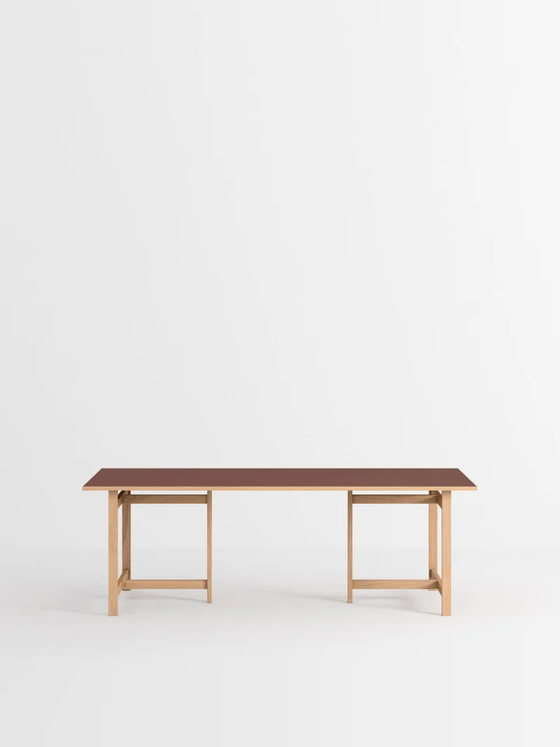 Rectangular Dining Table by MOEBE in 220 cm, 0, Burgundy – product photo 13 of 13