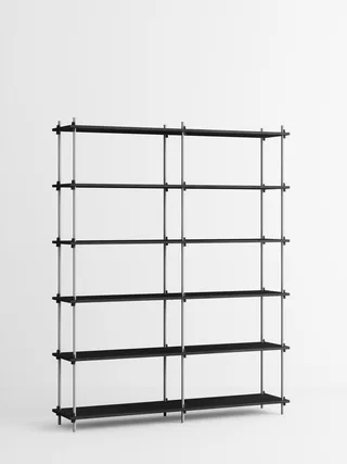Shelving System – s.200.2.B by MOEBE in Black – product photo 2 of 4