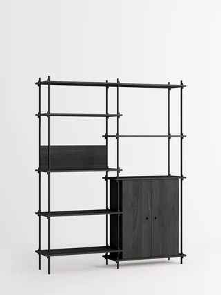 Shelving System – s.200.2.I van MOEBE in Black – productfoto 4 van 4