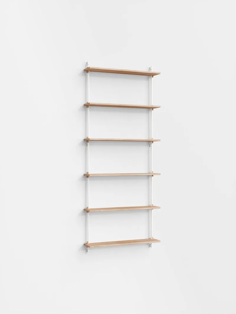 Wall Shelving – ws.200.1 von MOEBE in Oak/White – Produktfoto 4 von 4