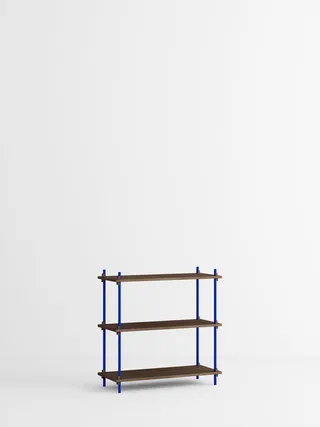 Shelving System – s.85.1.A de MOEBE en Smoked-Oak/Deep-Blue – photo du produit 4 sur 4