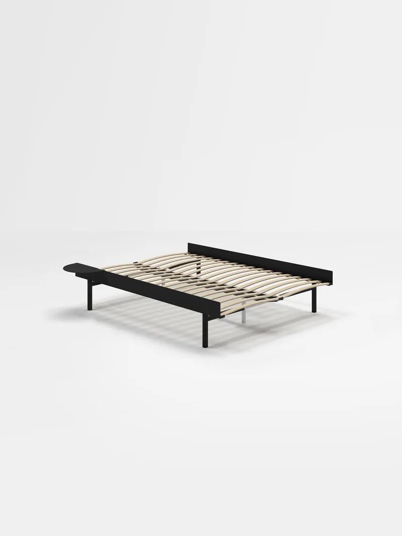 Bed 90 – 180 cm (High) von MOEBE in Black, 1, 140 – Produktfoto 12 von 12