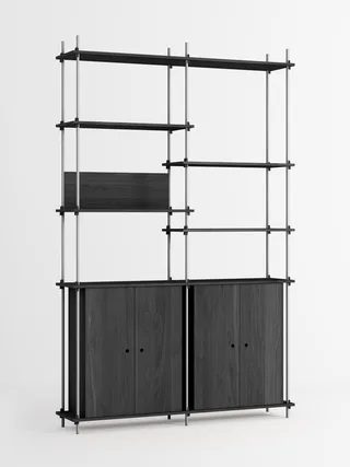 Shelving System – s.255.2.H van MOEBE in Black – productfoto 2 van 4