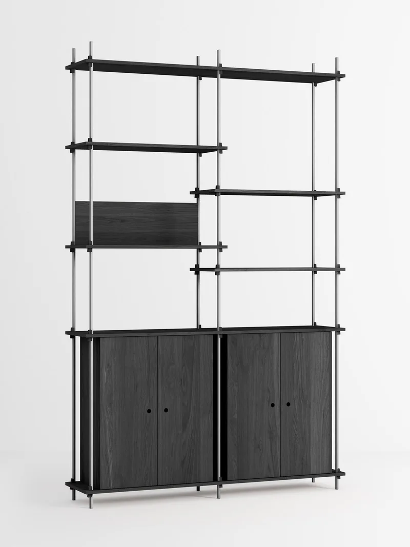 Shelving System – s.255.2.H van MOEBE in Black – productfoto 2 van 4