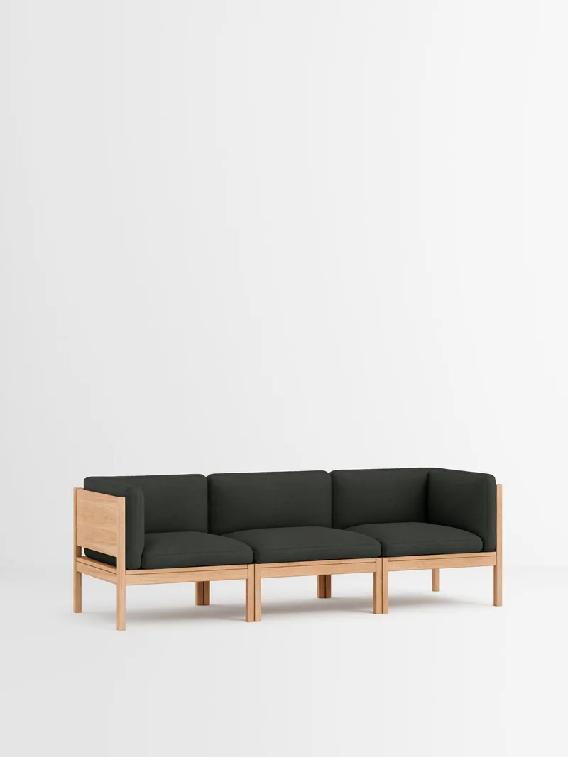 3 Seater Sofa with Sides von MOEBE in Autumn, Autumn 101, Oak – Produktfoto 33 von 34