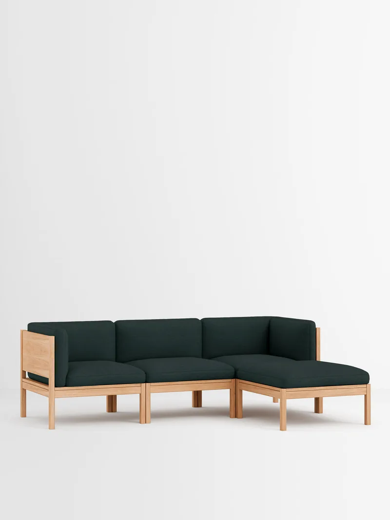 Modular Sofa by MOEBE in Autumn, Autumn 971, Oak – product photo 2 of 14