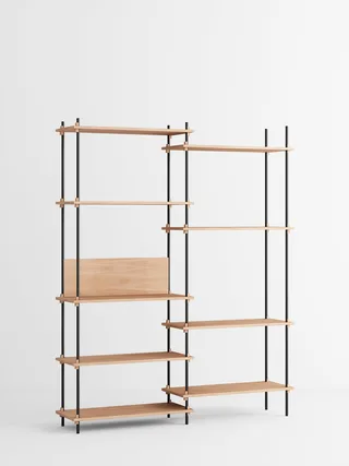 Shelving System – s.200.2.A von MOEBE in Oak/Black – Produktfoto 4 von 4