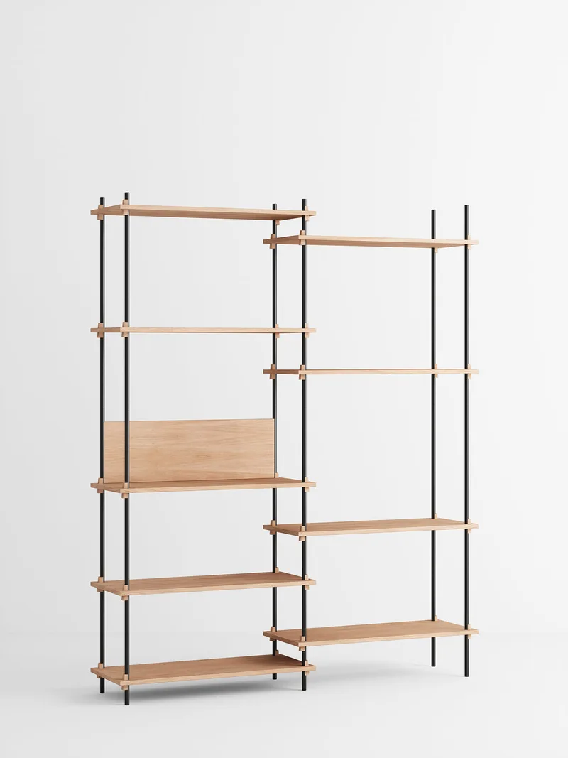 Shelving System – s.200.2.A von MOEBE in Oak/Black – Produktfoto 4 von 4