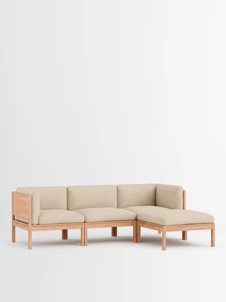 Modular Sofa by MOEBE in Moss, Moss 0019, Oak – product photo 15 of 15