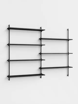 Wall Shelving – ws.115.2 by MOEBE in Black – product photo 5 of 5