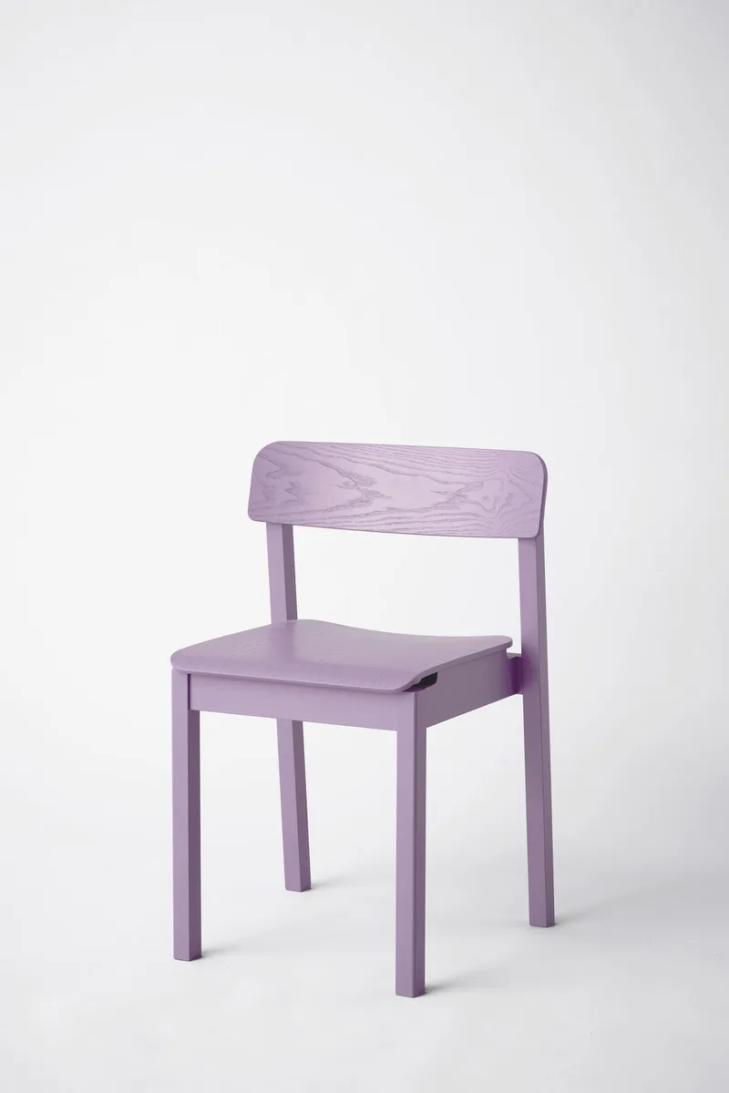 Everyday Chair by MOEBE in Soft Lavender, Non-Upholstered – product photo 9 of 9