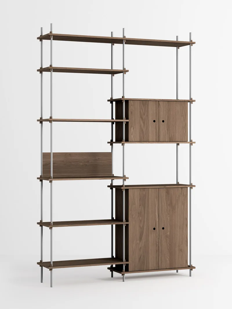 Shelving System – s.255.2.I de MOEBE en Black – photo du produit 3 sur 4