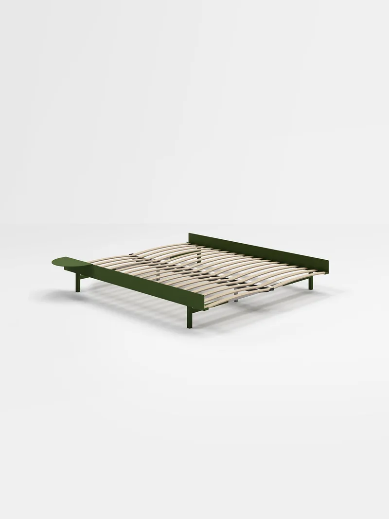 Bed 90 – 180 cm (Low) by MOEBE in Pine Green, 1, 160 – product photo 15 of 15