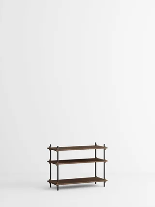 Shelving System – s.65.1.A de MOEBE en Smoked-Oak/Black – photo du produit 5 sur 5
