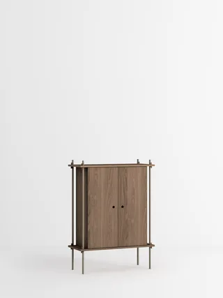 Shelving System – s.115.1.C von MOEBE in Smoked-Oak/Warm-Grey – Produktfoto 4 von 4