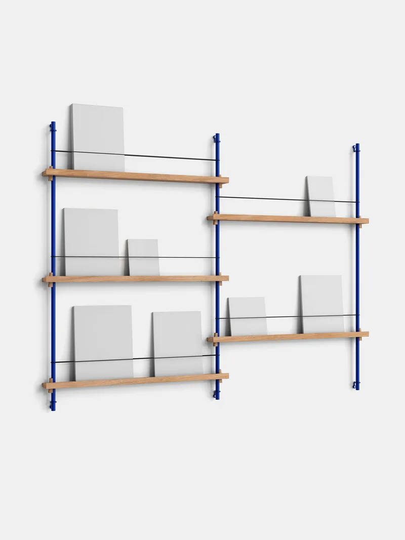 Magazine Shelving – MS.115.2 by MOEBE in Black – product photo 11 of 13