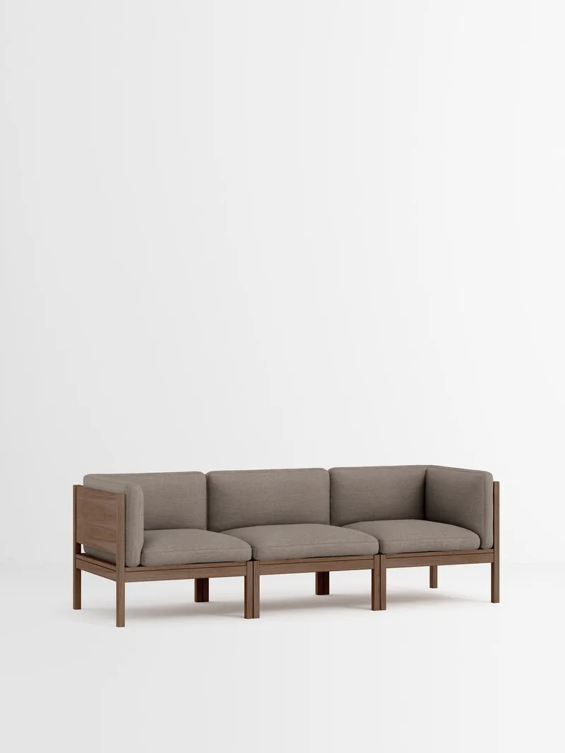 3 Seater Sofa with Sides de MOEBE en Autumn, Autumn 331, Smoked Oak – photo du produit 35 sur 35