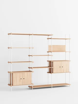 Shelving System – s.200.3.B by MOEBE in Oak/White – product photo 4 of 4