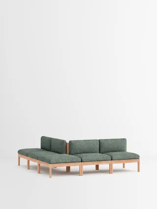 Mixed Combination C van MOEBE in Moss, Moss 0003, Oak – productfoto 35 van 35