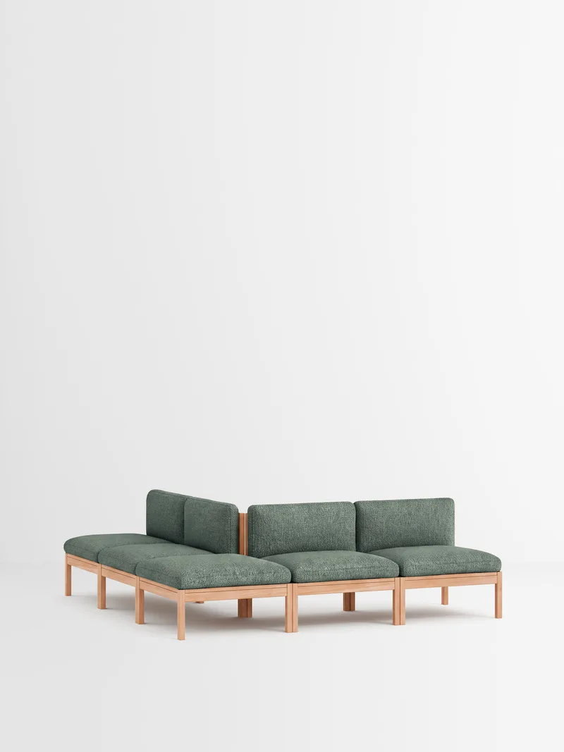 Mixed Combination C van MOEBE in Moss, Moss 0003, Oak – productfoto 35 van 35