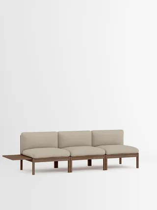 3 Seater Sofa with 1 Side Table by MOEBE in Field 2, Field 2 – 233, Smoked Oak – product photo 35 of 35