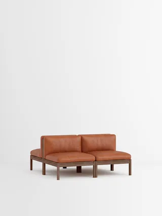 Mixed Combination A van MOEBE in Leather, Cognac Leather, Smoked Oak – productfoto 34 van 34