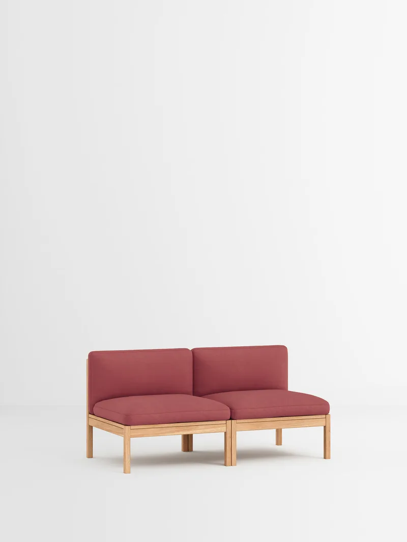 2 Seater Sofa von MOEBE in Autumn, Autumn 101, Oak – Produktfoto 19 von 34