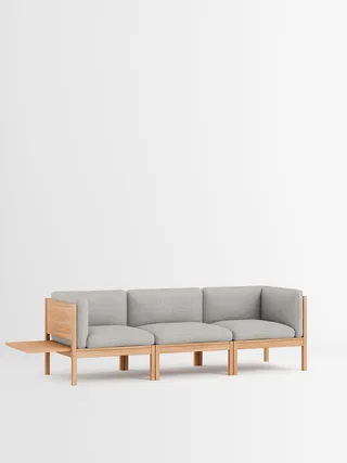 3 Seater Sofa with Sides + 1 Side Table van MOEBE in Autumn, Autumn 101, Oak – productfoto 10 van 34