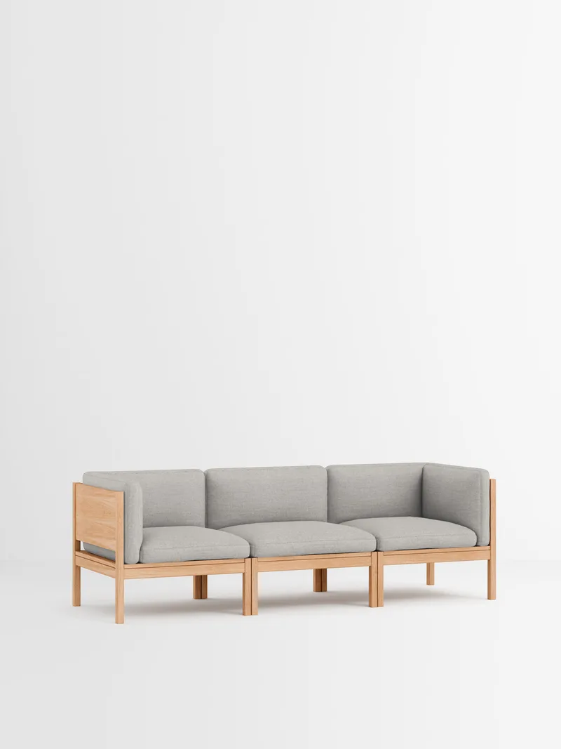 3 Seater Sofa with Sides von MOEBE in Autumn, Autumn 101, Oak – Produktfoto 10 von 34