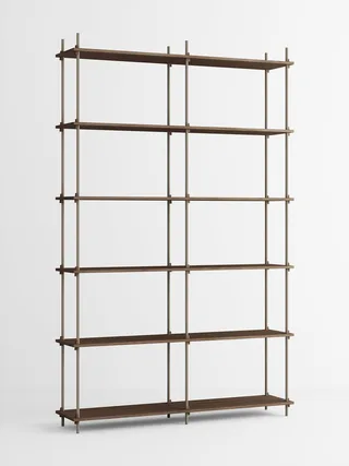 Shelving System – s.255.2.B de MOEBE en Smoked-Oak/Warm-Grey – photo du produit 4 sur 4